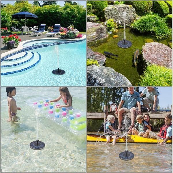 Solar-Powered Water Fountain
