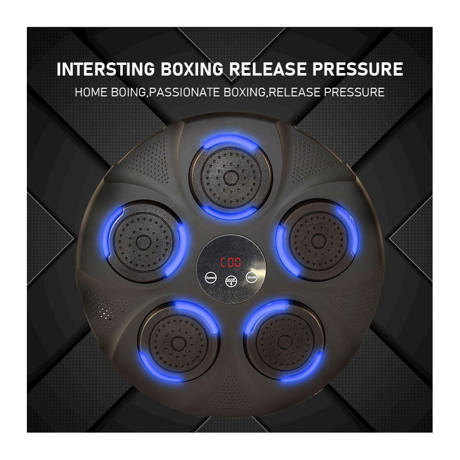 Home Interactive Music Boxing Target – LED Punching Trainer