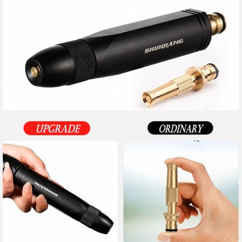 High-Pressure Metal Garden Spray Gun – Adjustable High-Impact Hose Nozzle for Car Wash & Lawn Watering