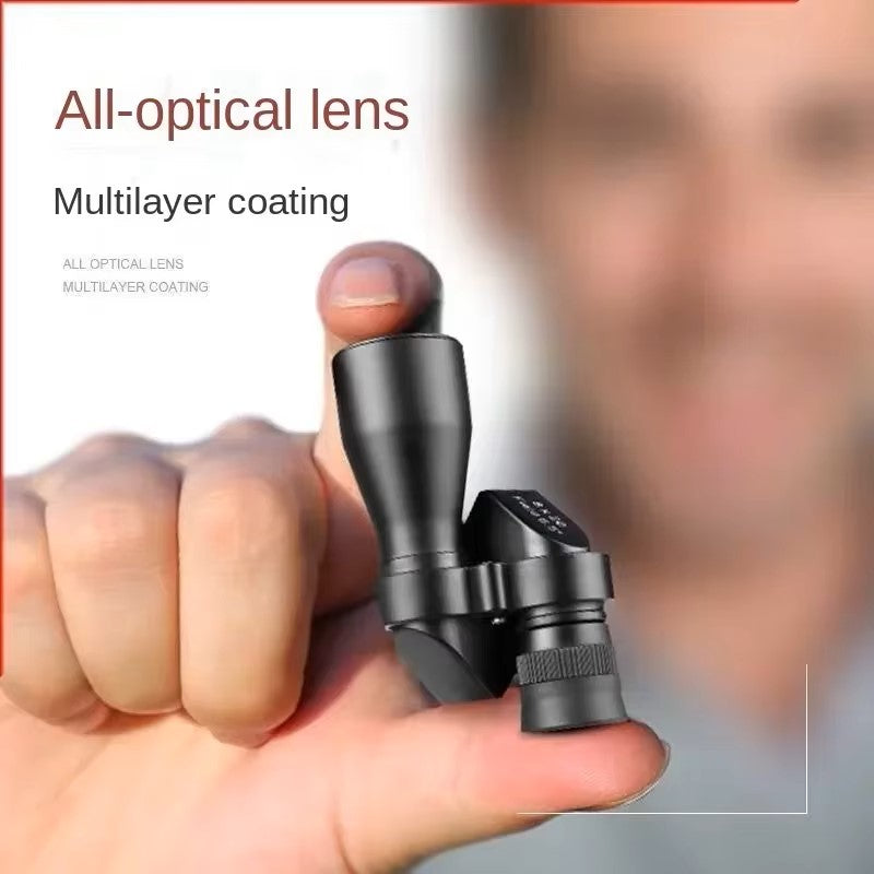 HD 10-300x40mm Portable Monocular Telescope – High-Power Zoom Pocket Scope for Hunting, Hiking & Fishing