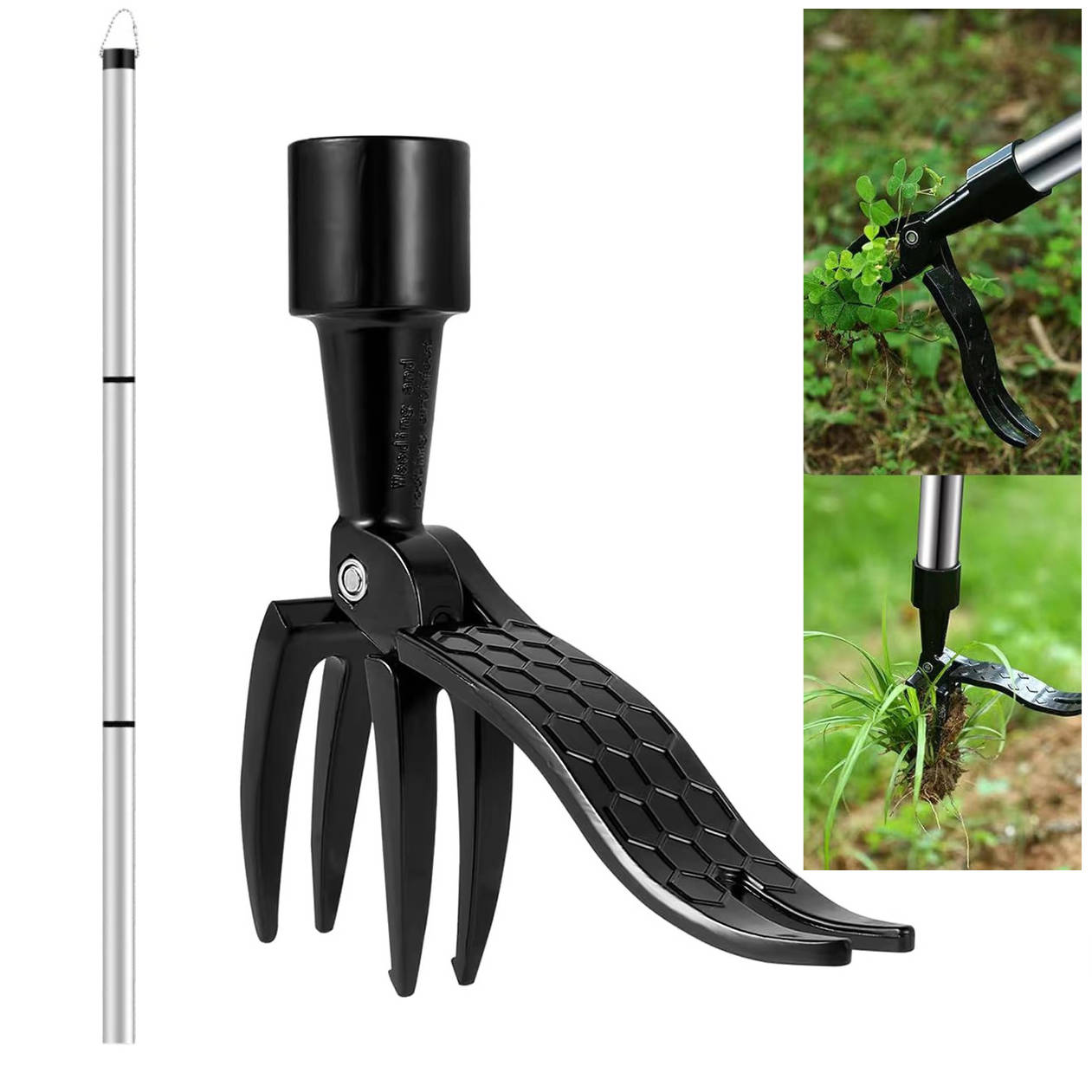 Stand Up Weed Puller Tool